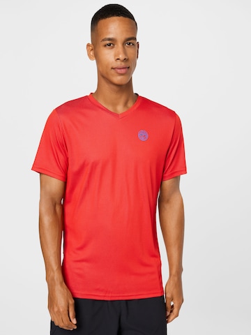 BIDI BADU Performance Shirt 'Ted' in Red: front