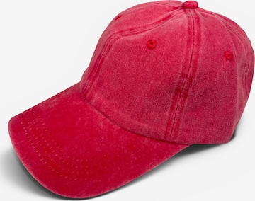 Cappello da baseball 'Vintage' di Kumixi in rosso: frontale