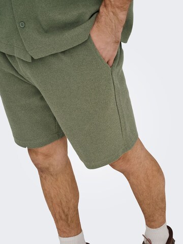 Regular Pantalon 'ONSKOSTA' Only & Sons en vert