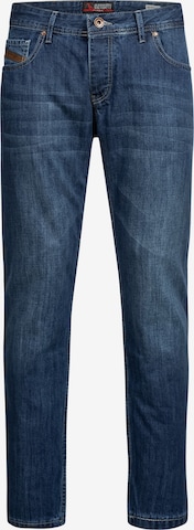 Alessandro Salvarini Loosefit Jeans in Blauw: voorkant