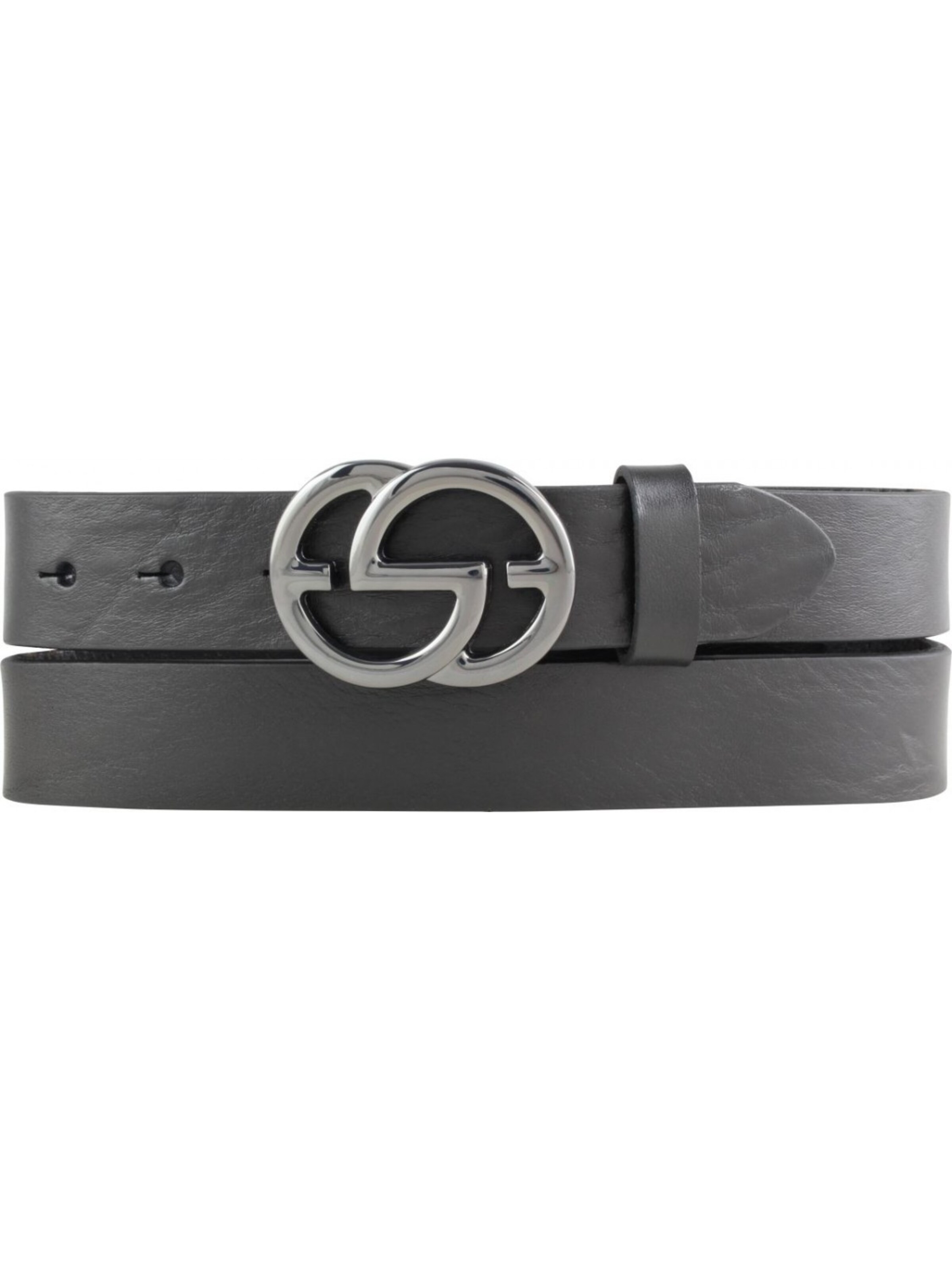 BELTINGER Belt 'Trevisoa' in Black: front