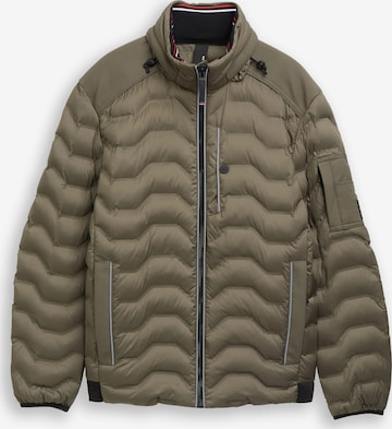 Veste mi-saison TOM TAILOR en vert : devant