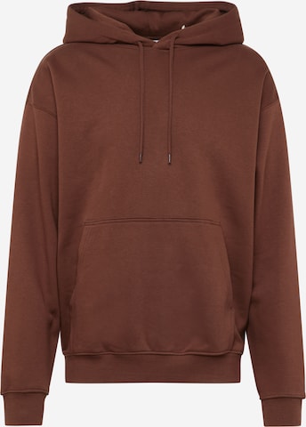WEEKDAY Sweatshirt i brun: framsida