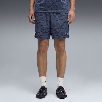Loosefit Pantalon 'Puma x Squid Game' PUMA en bleu : devant