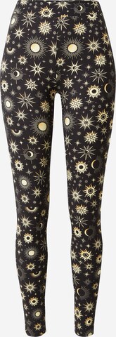 Skinny Leggings de la Urban Classics pe negru: față