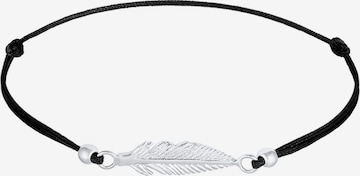 ELLI Bracelet 'Feder' in Silver: front