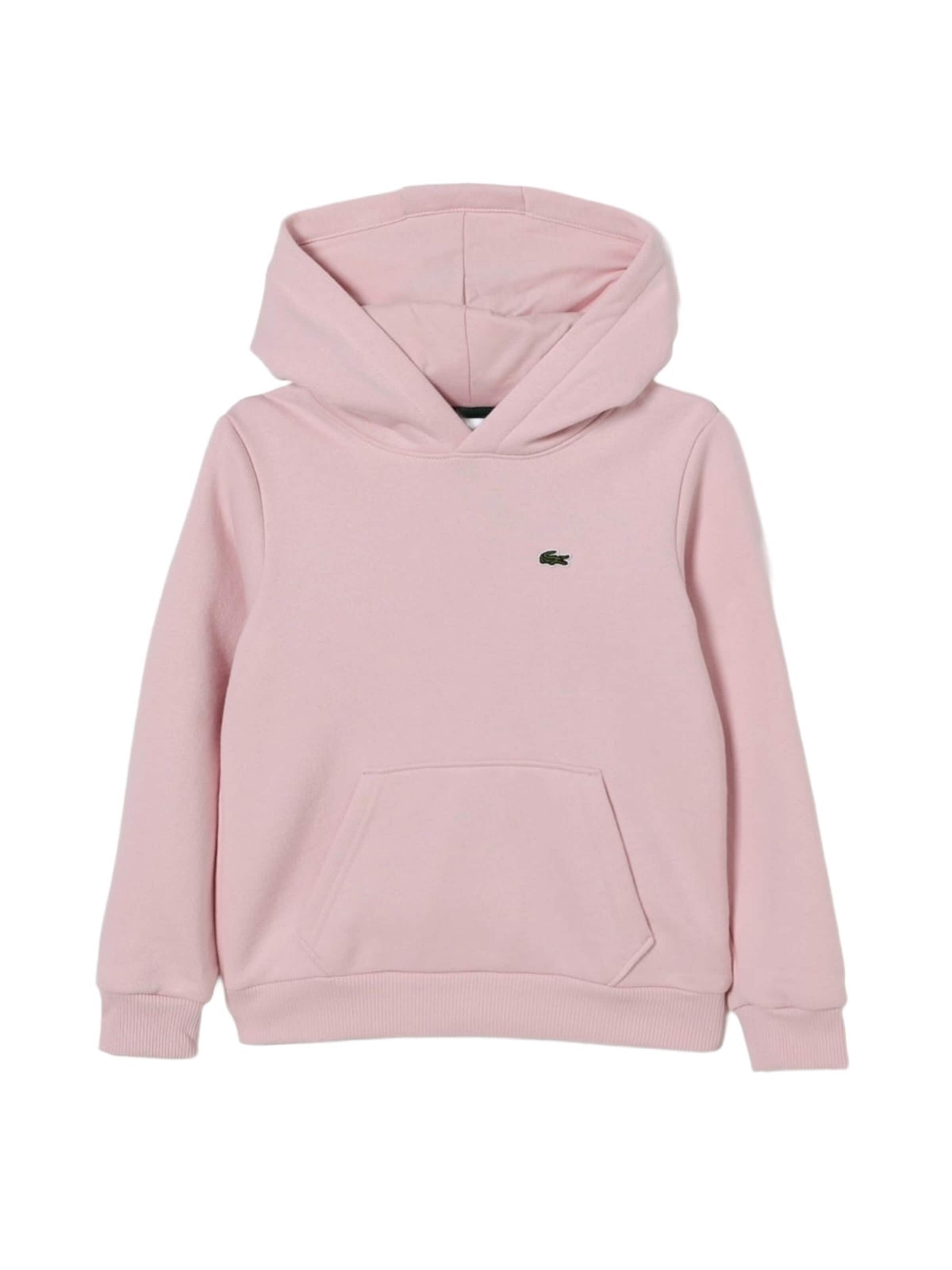 Sweat LACOSTE en rose : devant