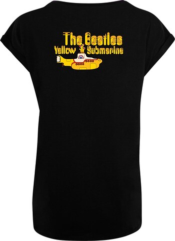 Merchcode T-Shirt 'Yellow Submarine' in Schwarz