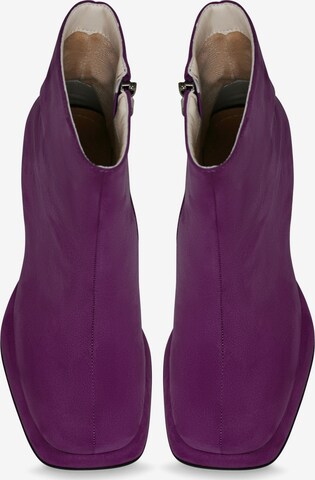 CESARE GASPARI Ankle Boots in Purple