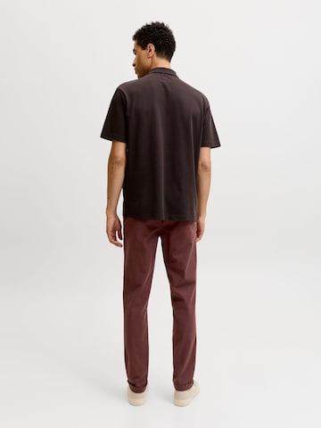 JACK & JONES - Slimfit Pantalón chino 'JPSTMarco JJFury' en marrón