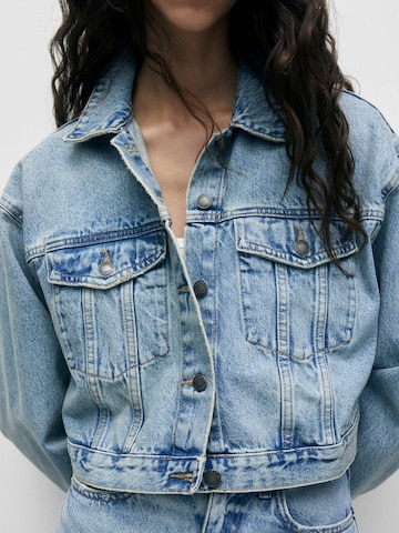 Pull&Bear Between-Season Jacket in Blue