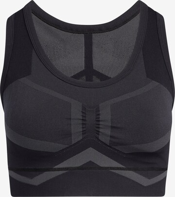 ADIDAS PERFORMANCEBustier Sportski grudnjak 'STUDIO 2TNE PS' - crna boja: prednji dio