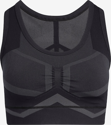 ADIDAS PERFORMANCE Bustier Urheilurintaliivit 'STUDIO 2TNE PS' värissä musta: edessä