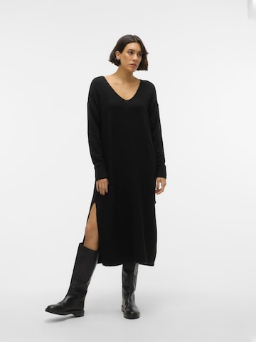 VERO MODA Knit dress 'PHILINE' in Black: front