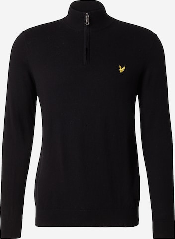 Lyle & Scott Neulepaita värissä musta: etupuoli