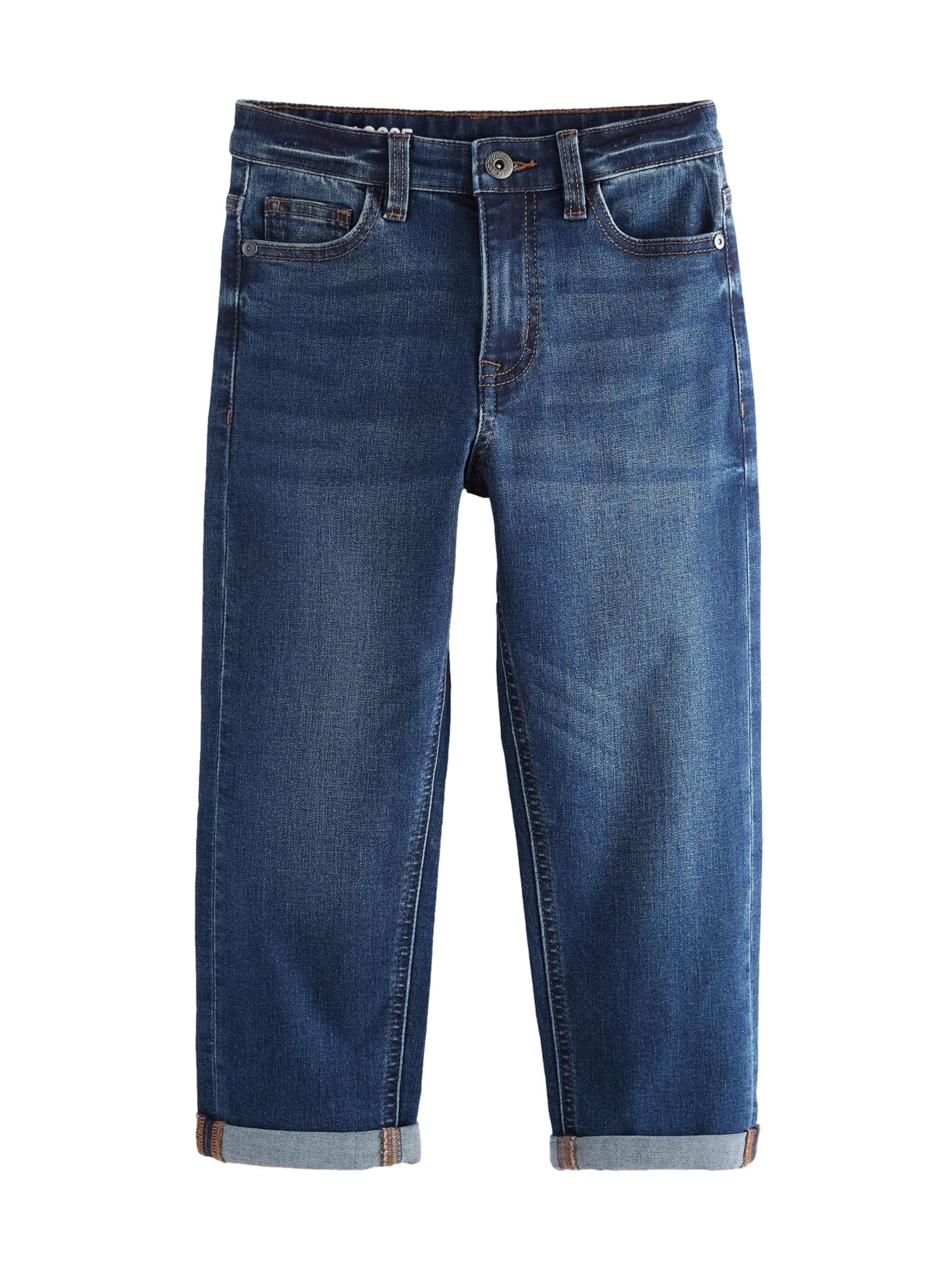 Largi Jeans de la Next pe albastru: față