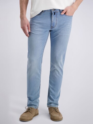 PIERRE CARDIN Tapered Jeans 'Lyon' in Blauw: voorkant