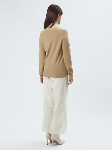 Pullover 'Cable' di Influencer in beige
