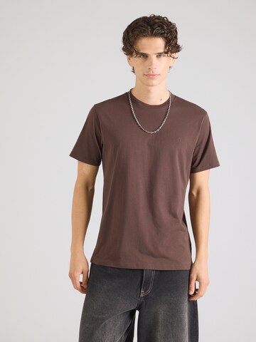 REPLAY T-shirt i brun: framsida