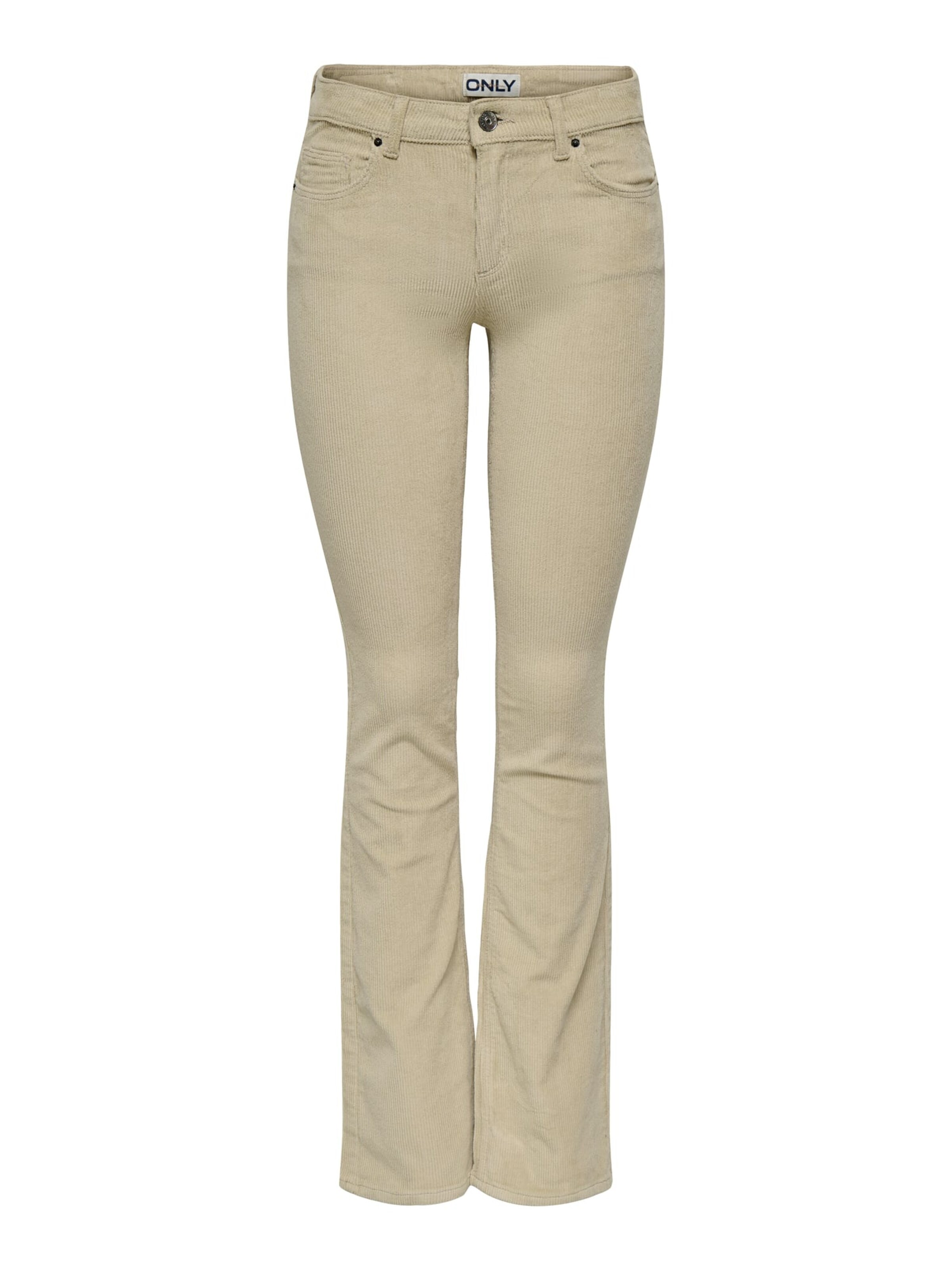ONLY Baggy Broek 'mary-global' in Beige: voorkant