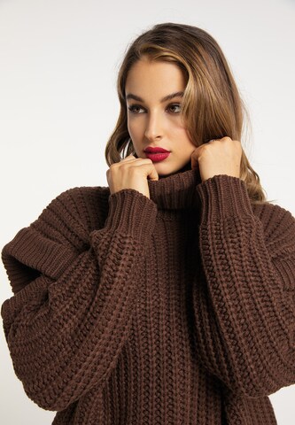 faina Pullover in Braun