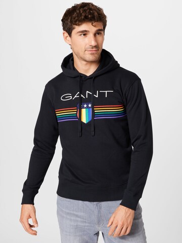 GANT Sweatshirt in Black: front