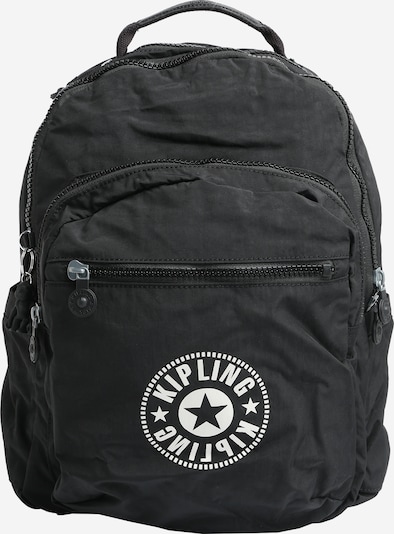 KIPLING Sac à dos 'Seoul' en noir / blanc naturel, Vue avec produit