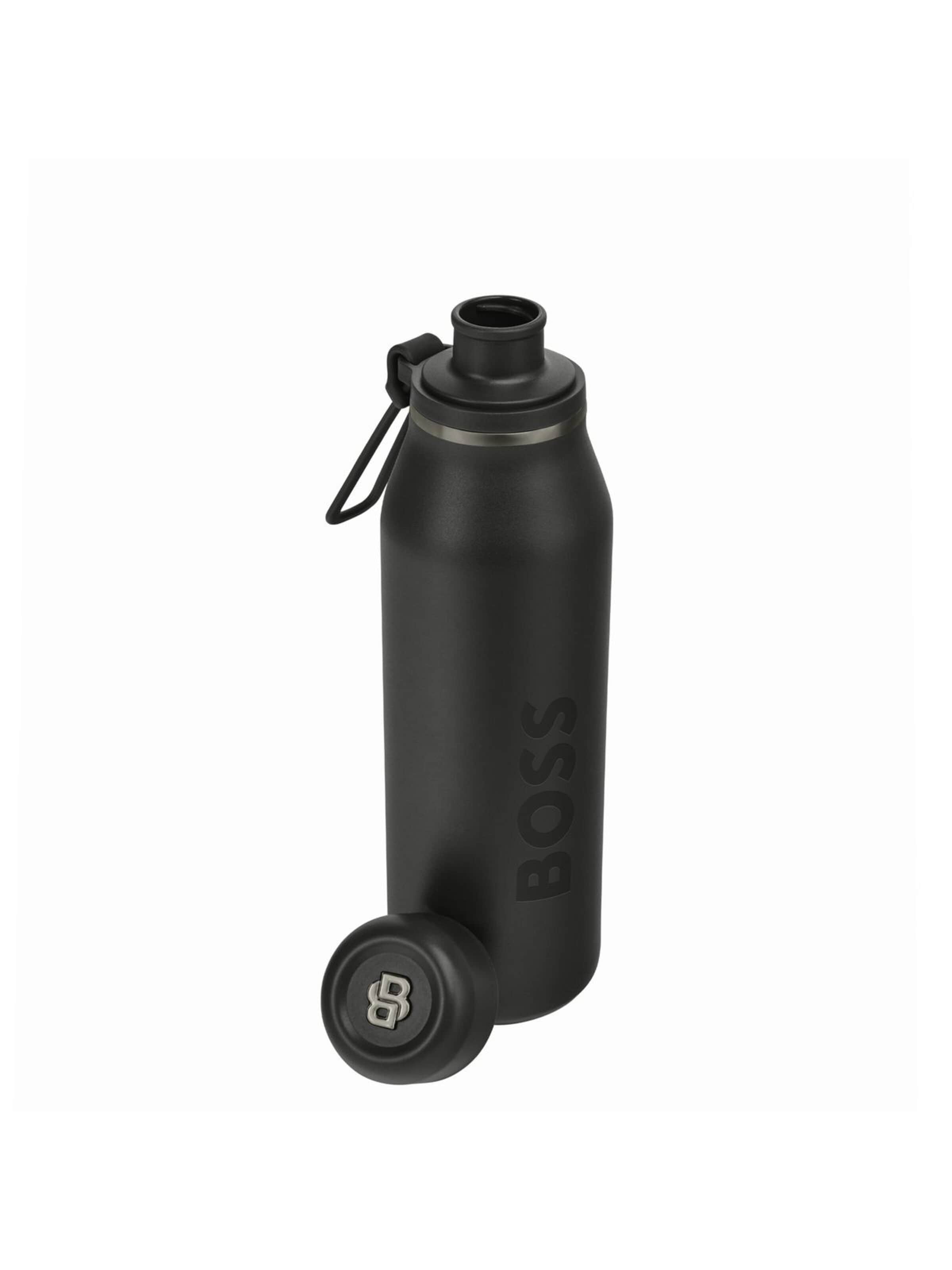 BOSS Láhev na vodu 'Isothermal flask Double B' – černá