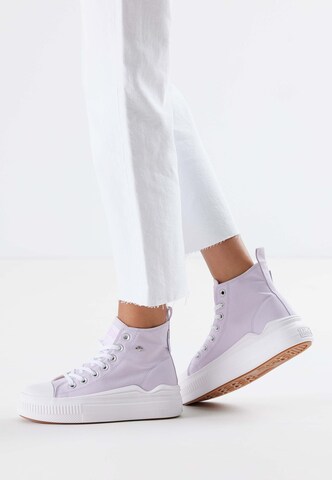 Sneaker alta 'Kaya Flow' di BRITISH KNIGHTS in lilla