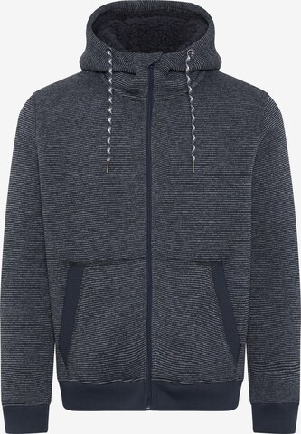 Navigator Zip-Up Hoodie in Blue: front