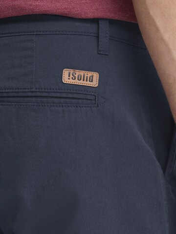 !Solid Regular Trousers 'Thement' in Blue