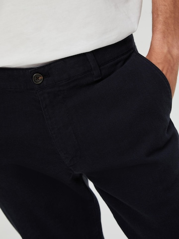 Coupe slim Pantalon 'MILES' SELECTED HOMME en bleu