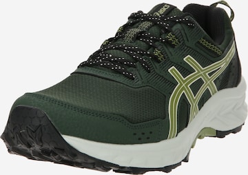 Chaussure de course 'Venture 9' ASICS en vert : devant