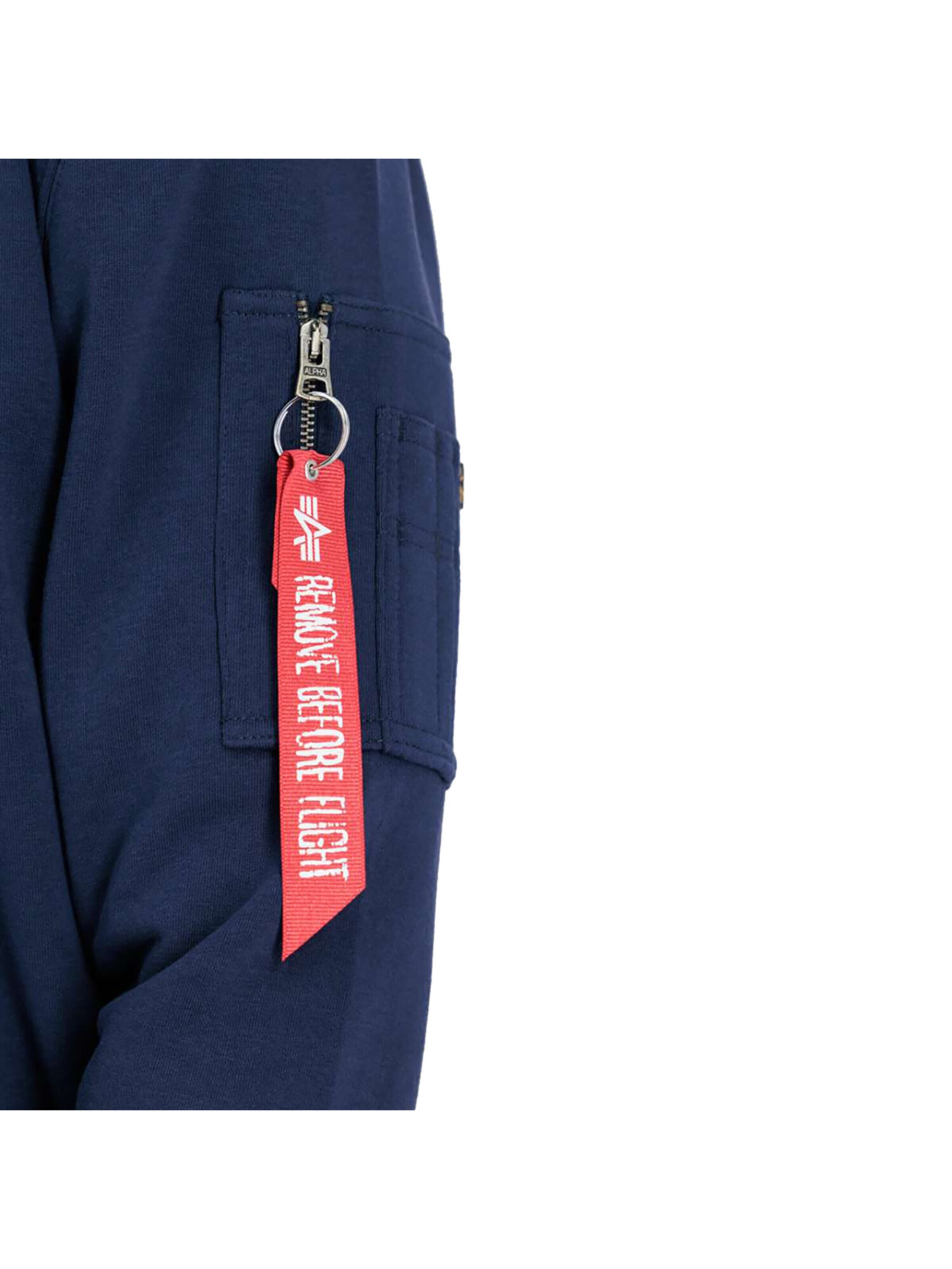 ALPHA INDUSTRIES Sweatshirt 'Double Layer'‌‌‌‌ in Blau