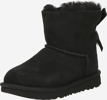 UGG Snow Boots 'Mini Bailey Bow II' in Black: front
