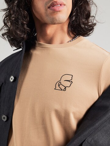 Karl Lagerfeld T-Shirt in Beige