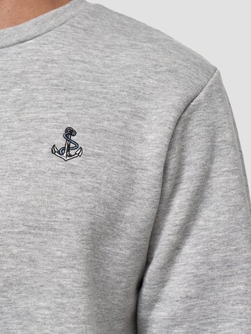 Mikon Sweatshirt 'Anker' in Grey