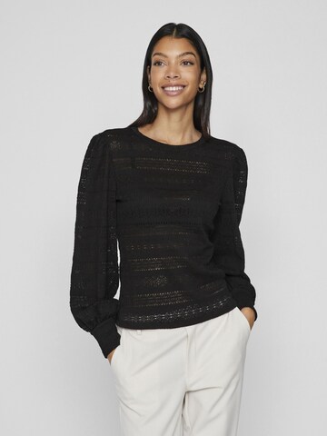 VILA Shirt in Zwart: voorkant