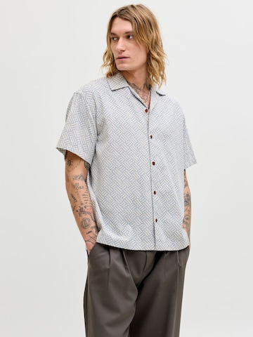 Comfort fit Camicia di JACK & JONES in beige: frontale