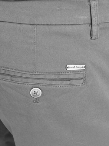 Regular Pantalon chino 'Olav' Bruun & Stengade en vert