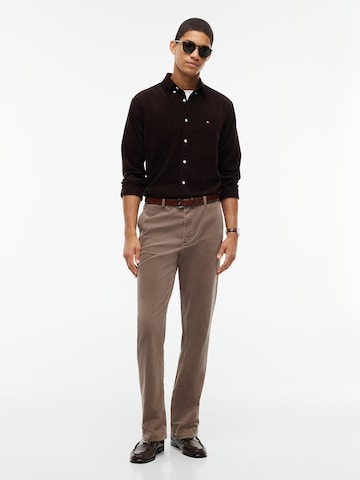 TOMMY HILFIGER Slimfit Hose  'Denton' in Beige