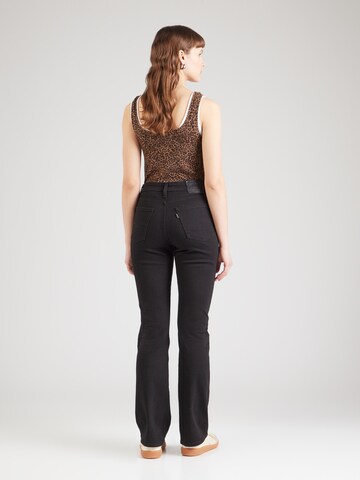 LEVI'S ® Bootcut Jeans '725' in Zwart