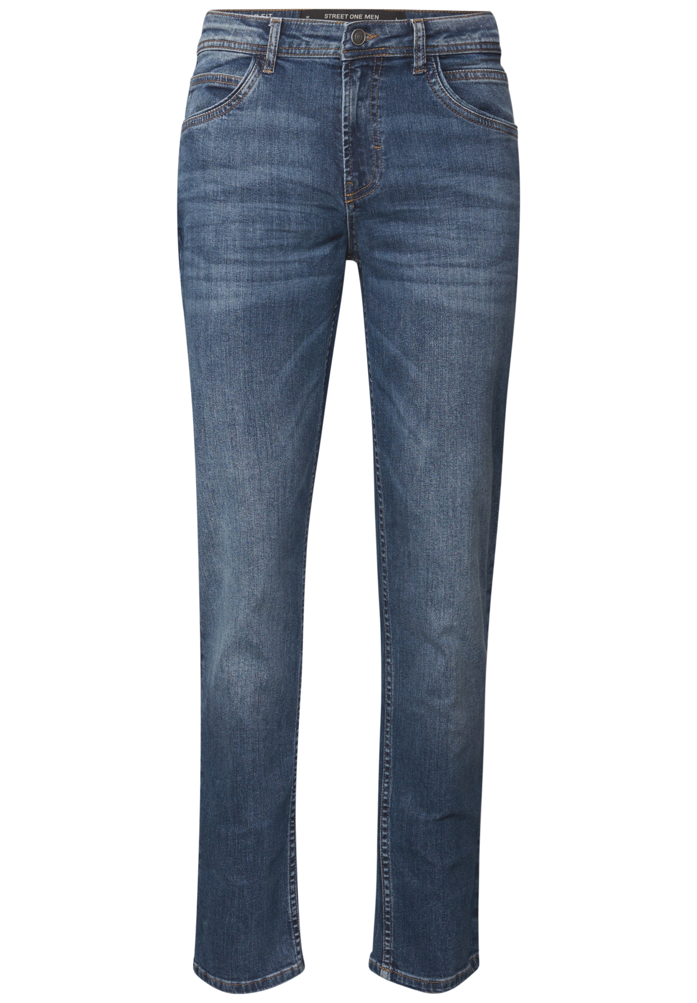 Street One MEN Regular Jeans in Blue: front