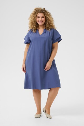 KAFFE CURVE Kleid 'Irsa' in Blau