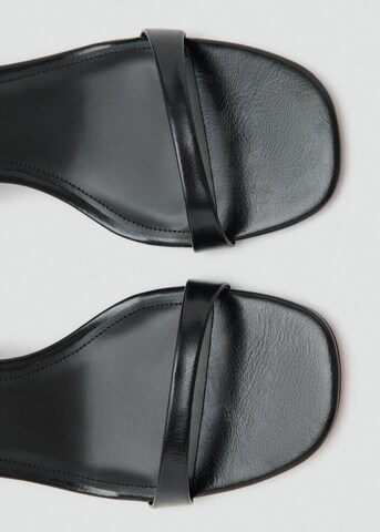 MANGO Strap Sandals 'Tica' in Black