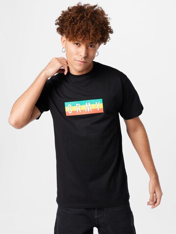 Grimey Shirt 'LES MEMORIES' in Black: front