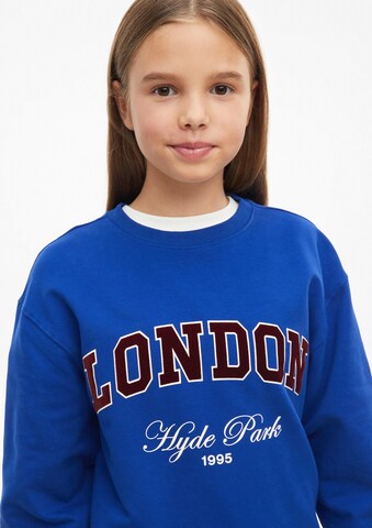 s.Oliver Sweatshirt in Blauw: voorkant