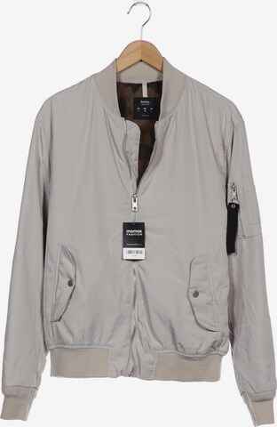 Bershka Jacket & Coat in L in Grey: front