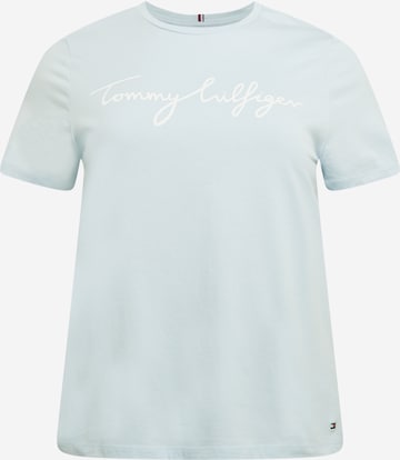 Tommy Hilfiger Curve Koszulka w kolorze niebieski: przód