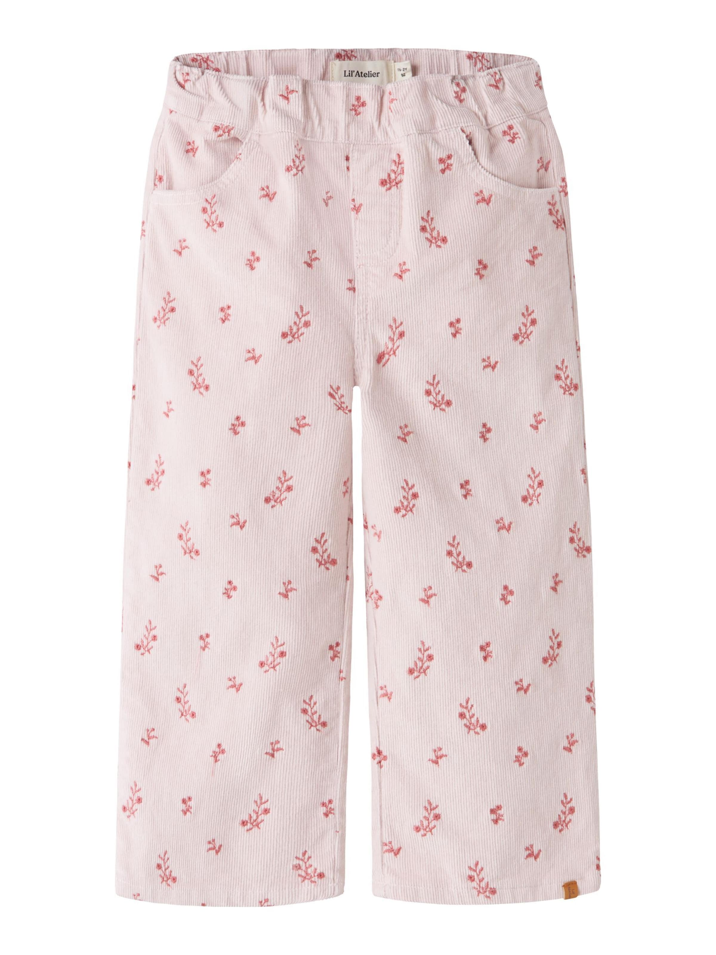 Lil'Atelier Regular Broek in Lila: voorkant